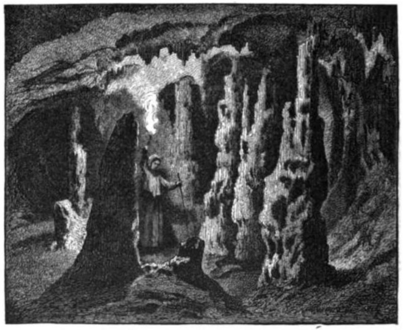Stactite Caverns in the Jura
